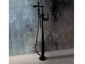 EGO - F5792 - Floor standing bathtub mixer with hand shower _ Rubinetteria Giulini